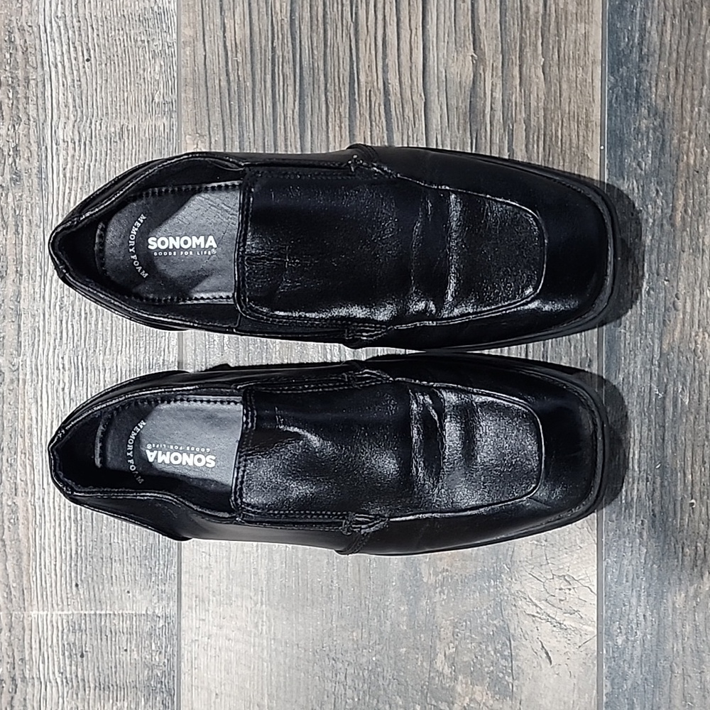 Boys Black Dress Shoes by Sonoma